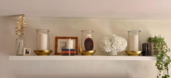 Curating an Objet d'Art Shelf in the Living Room Objet d'Art Shelf